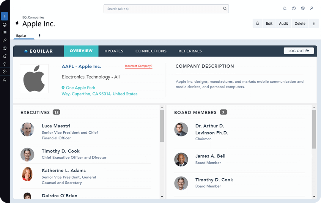 Partner Spotlight: Capitalize on Relationship Intelligence by integrating Equilar Data in the DealCloud platform.