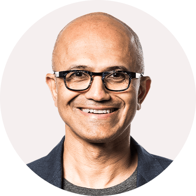 Satya Nadella Headshot