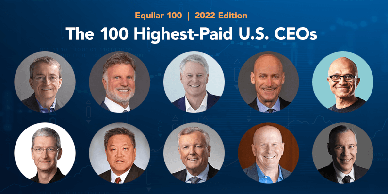 Equilar 100: The Highest-Paid CEOs at the Largest U.S. Companies